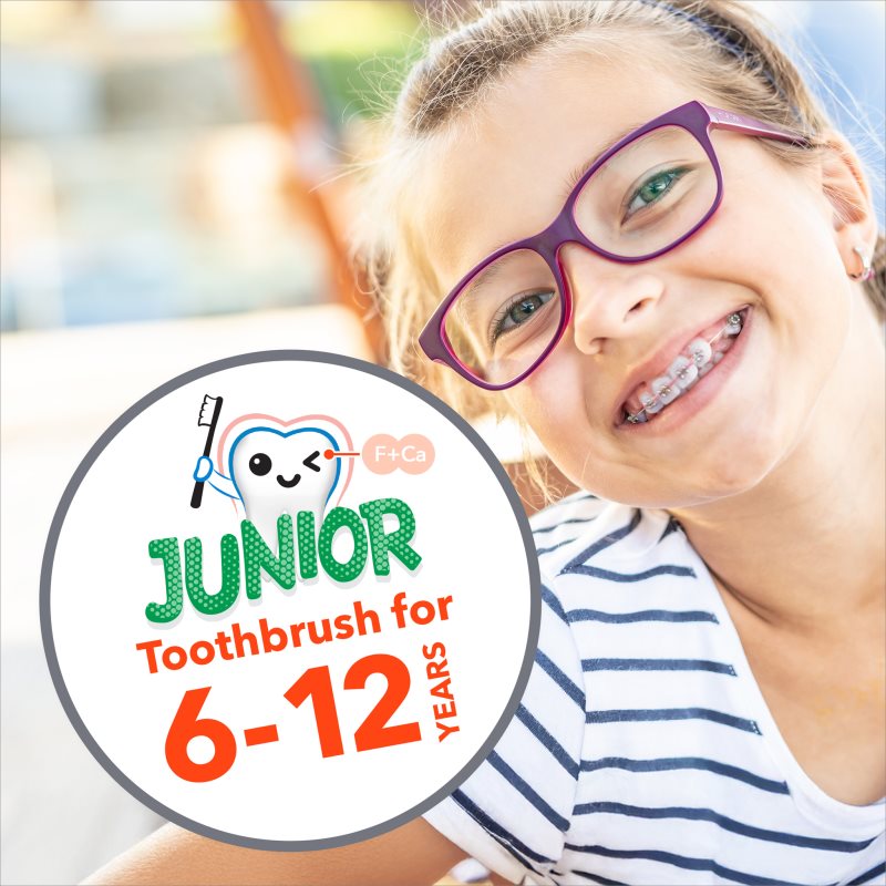 Elmex Caries Protection Junior zubná kefka junior soft 1 ks (obrázok 8)