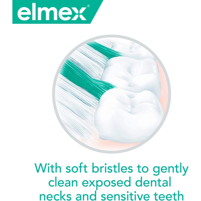Elmex Sensitive toothbrush extra soft Green & Yellow 1 pc