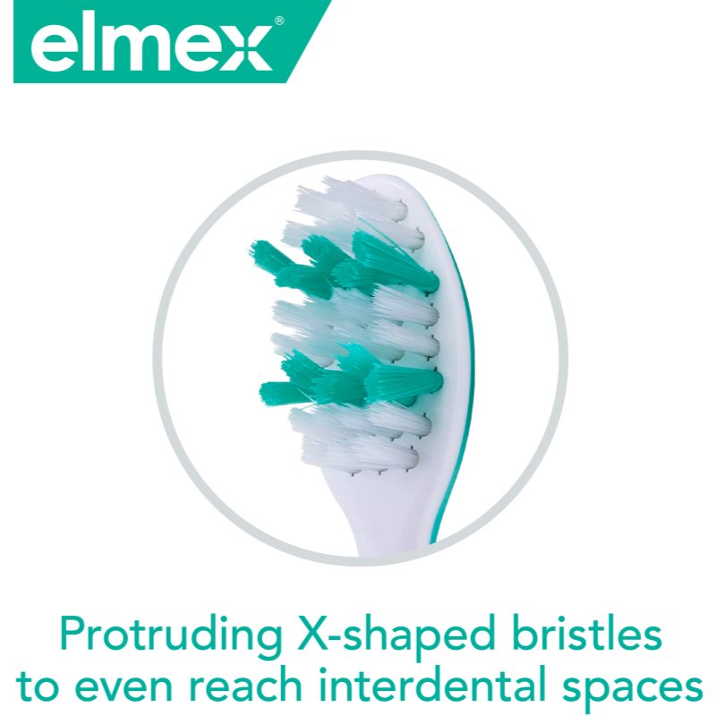 Elmex Sensitive toothbrush extra soft Green & Yellow 1 pc