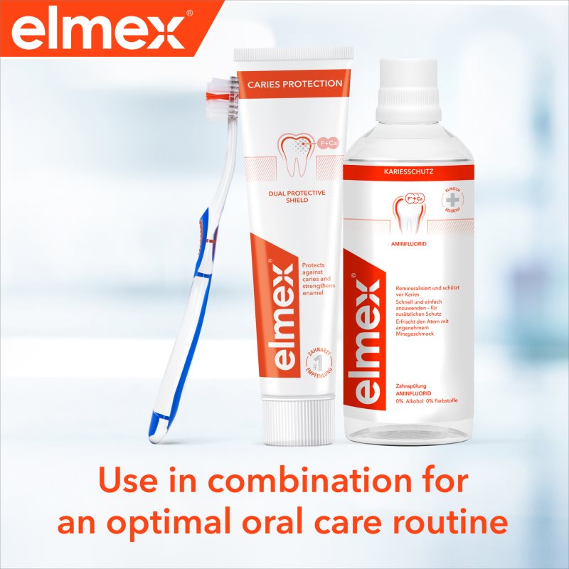 Elmex Caries Protection зубна паста для захисту від карієсу з фтором 3x75 мл