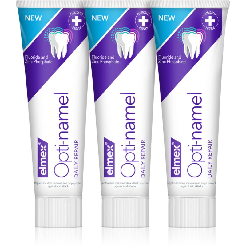 Elmex Opti-namel Daily Repair whitening toothpaste 3x75 ml
