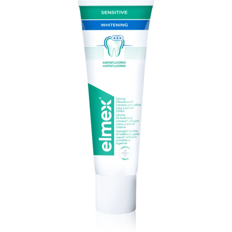 Elmex Sensitive Whitening Zahnpasta für natürlich weiße Zähne 75 ml