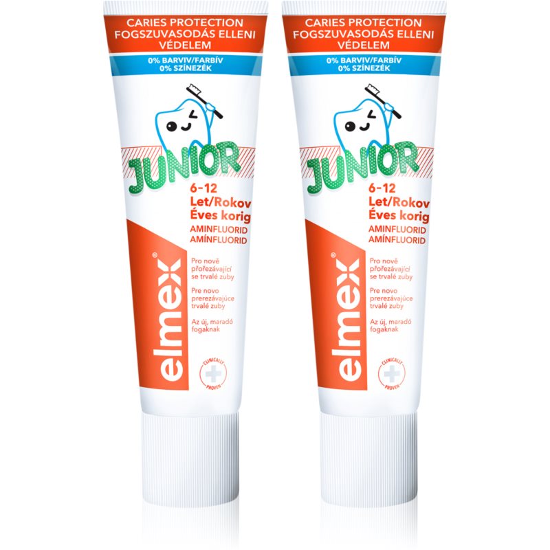 Elmex Junior 6-12 Years зубна паста для дітей 2 X 75 мл