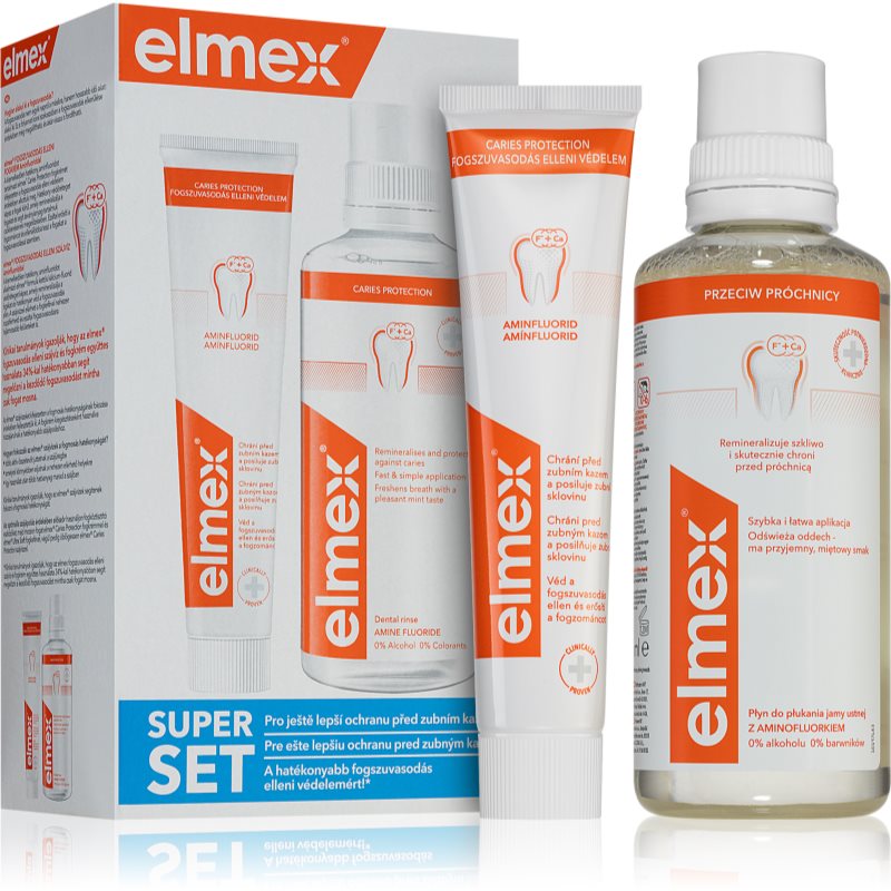 Elmex Caries Protection dantų priežiūros priemonių rinkinys