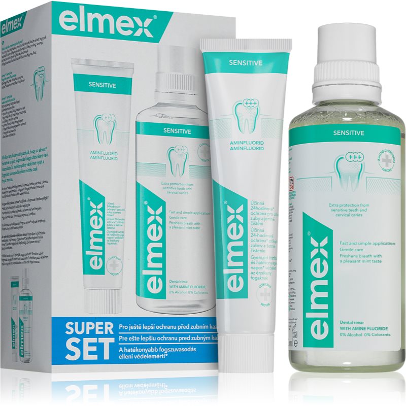 

Elmex Sensitive Plus стоматологічний набір (для чутливих зубів)