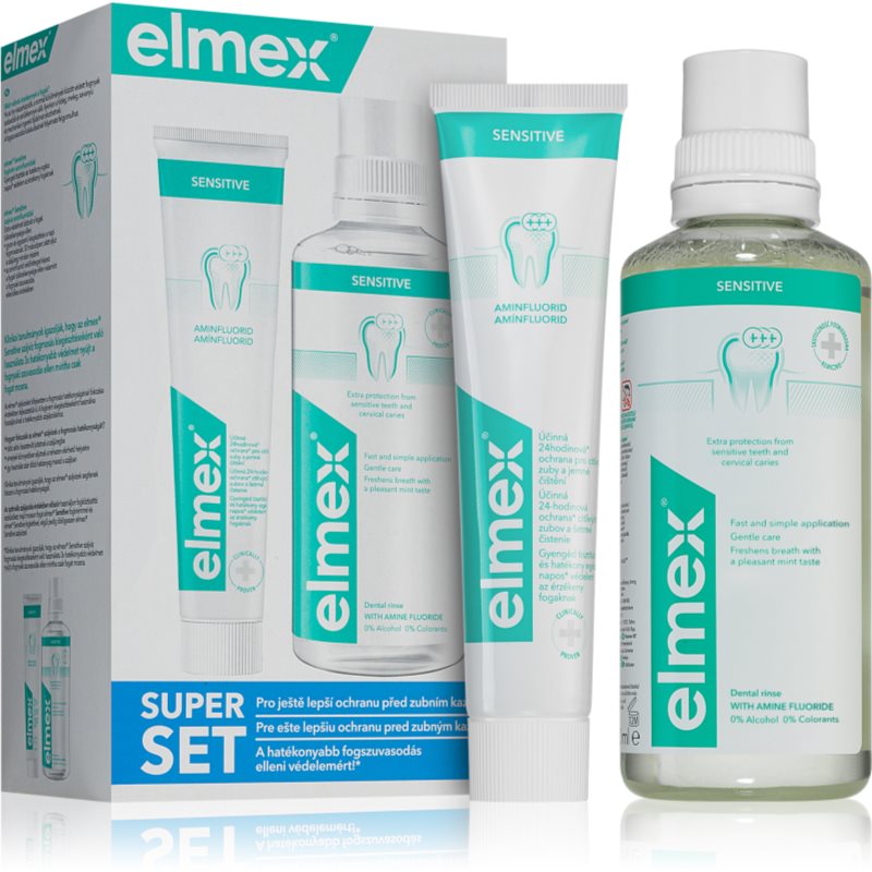 Elmex Sensitive zestaw do pielęgnacji zębów (dla wrażliwych zębów)