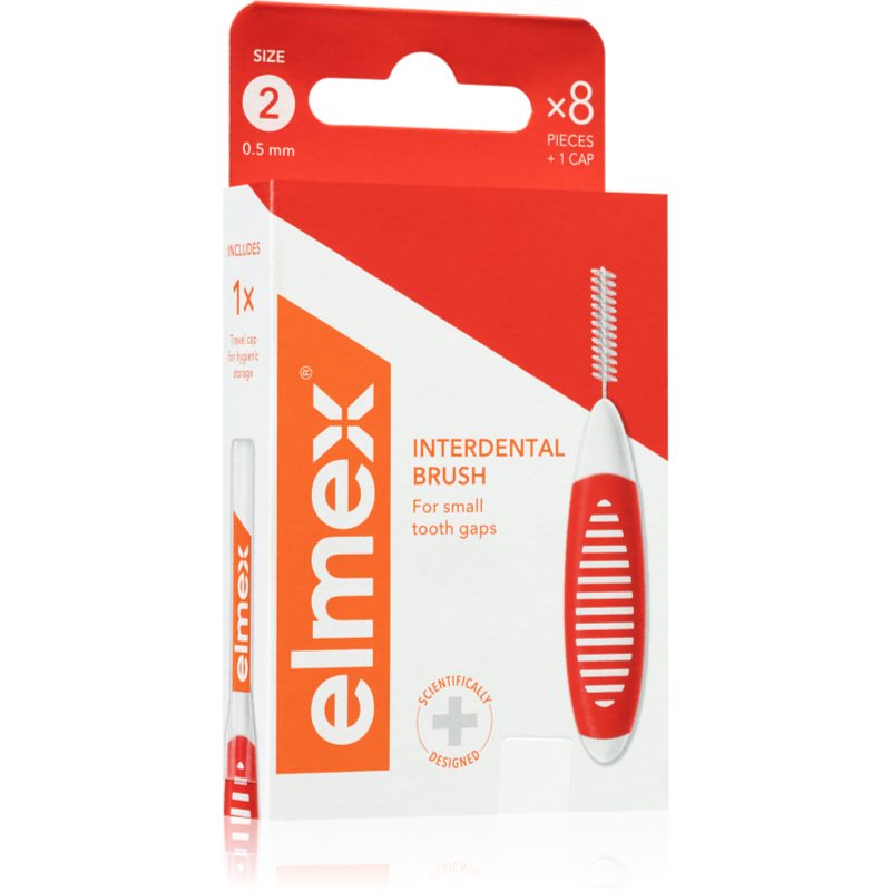 Elmex Interdental Brush Interdentalzahnbürste 0.5 mm 8 St.