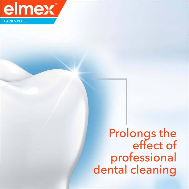 Elmex Caries Plus Intensive Cleaning bieliaca zubná pasta pre kompletnú starostlivosť 50 ml (obrázok 5)