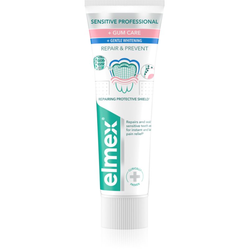 elmex® Zubní pasta Sensitive Professional Repair & Prevent + Gentle Whitening 75 ml