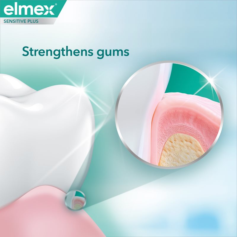 Elmex Sensitivity + Gum Strenght Whitening zubná pasta pre citlivé zuby 75 ml (obrázok 6)