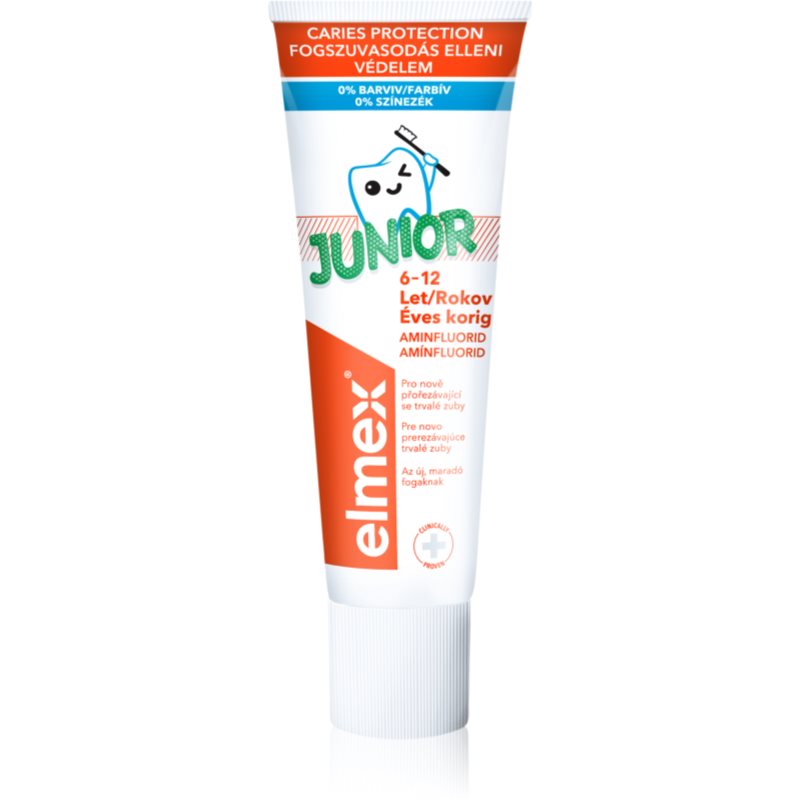 Elmex Junior 6-12 Years dantų pasta vaikams 75 ml