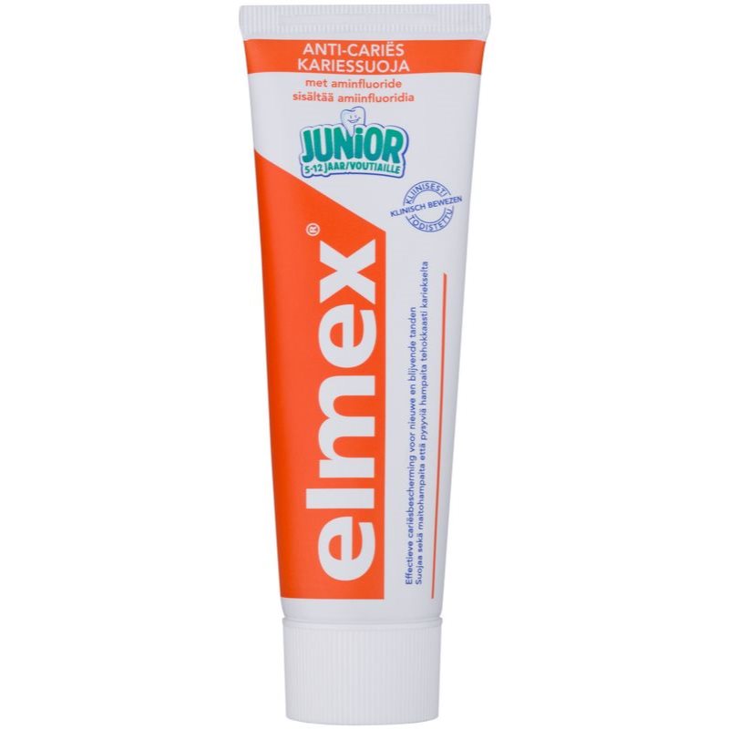 Elmex Junior 6-12 Years dantų pasta vaikams 75 ml