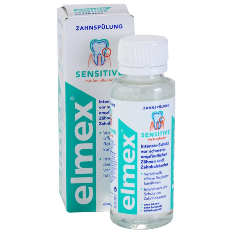 Elmex Sensitive рідина для полоскання рота для чутливих зубів 100 мл