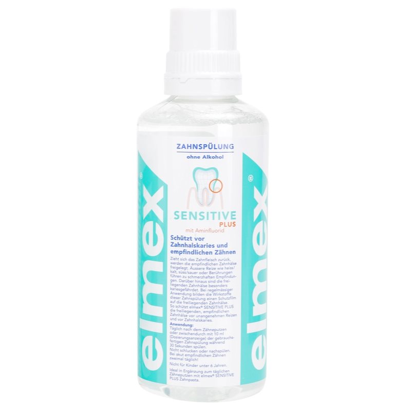 

Elmex Sensitive Plus рідина для полоскання рота для чутливих зубів