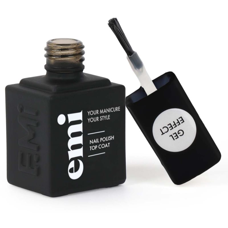 Emi Top Coat Ultra Strong Protective High-shine Top Coat Without The Use Of A UV/LED Lamp 9 Ml