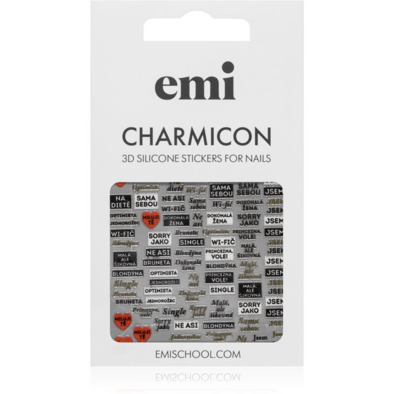 Emi Charmicon Czech 1 наклейки для нігтів 3D 1 кс