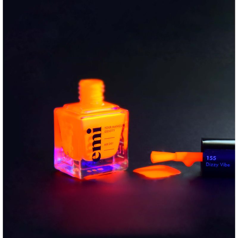 Emi E.MiLac Gel Effect Ultra Strong лак для нігтів з гелевим ефектом без використання UV/LED-лампи відтінок Dizzy Vibe #155 9 мл