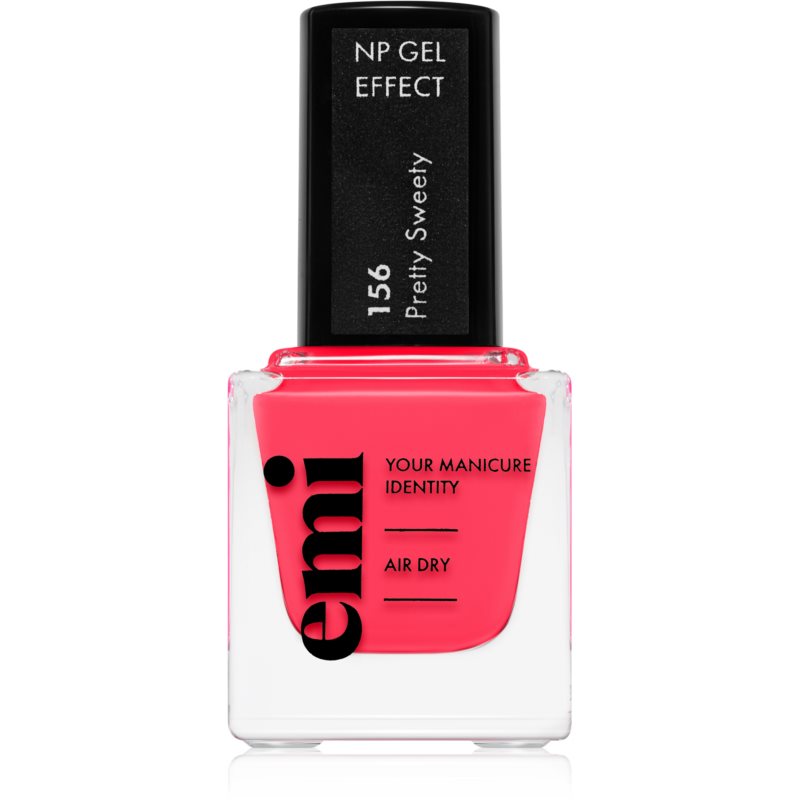 Emi E.MiLac Gel Effect Ultra Strong Gel-effect Nail Polish Without The Use Of A UV/LED Lamp Shade Pretty Sweety #156 9 Ml