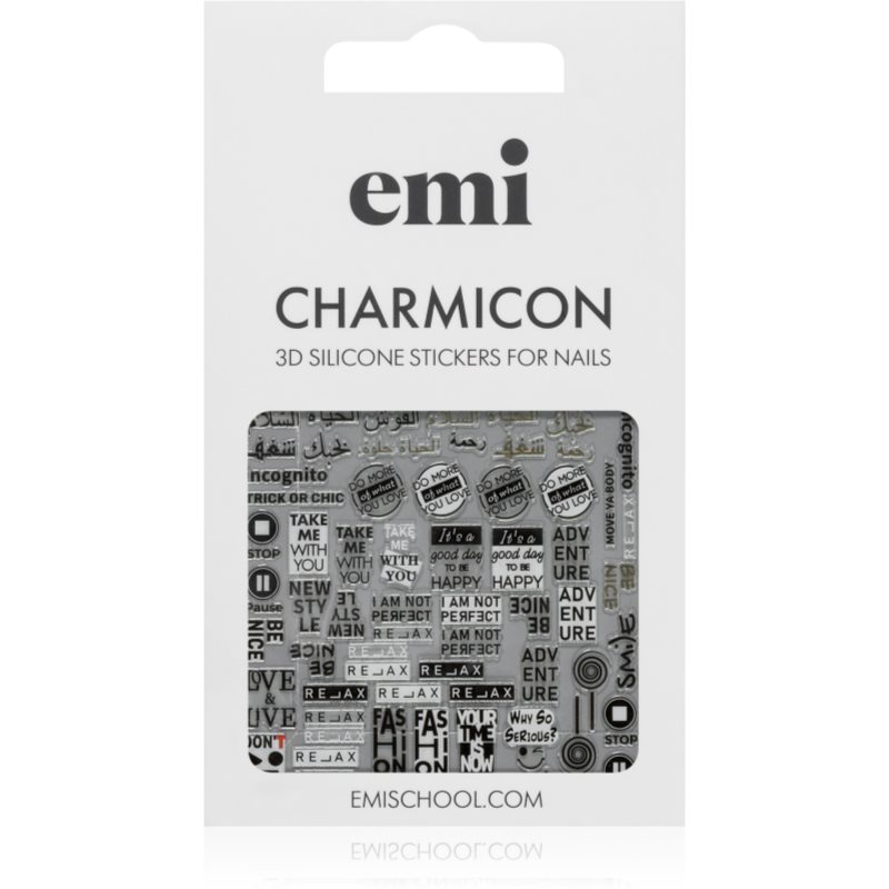 E-shop emi Charmicon Be Nice nálepky na nehty 3D #144 1 ks