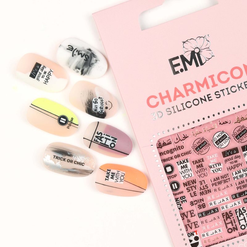 Emi Charmicon Be Nice наклейки для нігтів 3D #144 1 кс