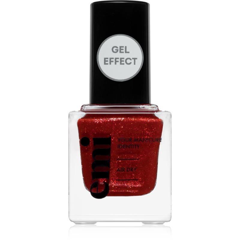 Emi E.MiLac Gel Effect Ultra Strong Gel-effect Nail Polish Without The Use Of A UV/LED Lamp Shade Candy Сane #138 9 Ml