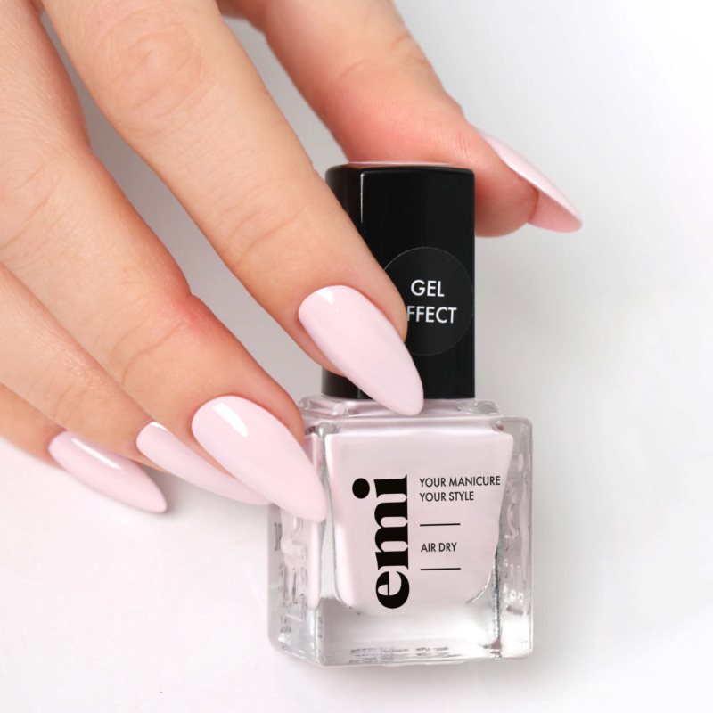 Emi E.MiLac Gel Effect Ultra Strong Gel-effect Nail Polish Without The Use Of A UV/LED Lamp Shade Macao #141 9 Ml