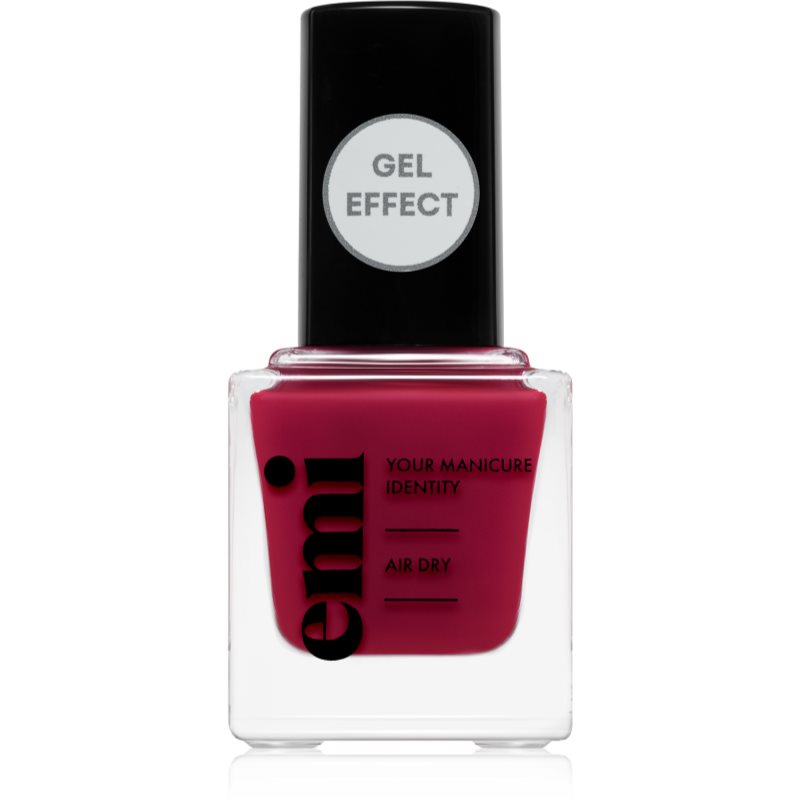 emi E.MiLac Gel Effect Ultra Strong gel-effect nail polish without the use of a UV/LED lamp shade Vi