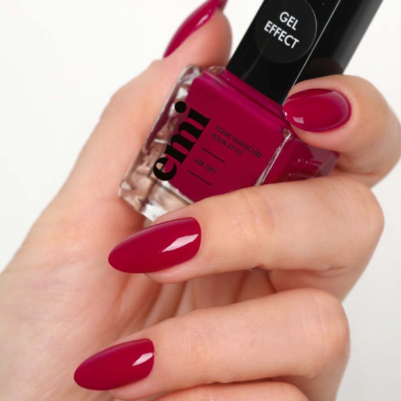 Emi E.MiLac Gel Effect Ultra Strong Gel-effect Nail Polish Without The Use Of A UV/LED Lamp Shade Virginia #144 9 Ml