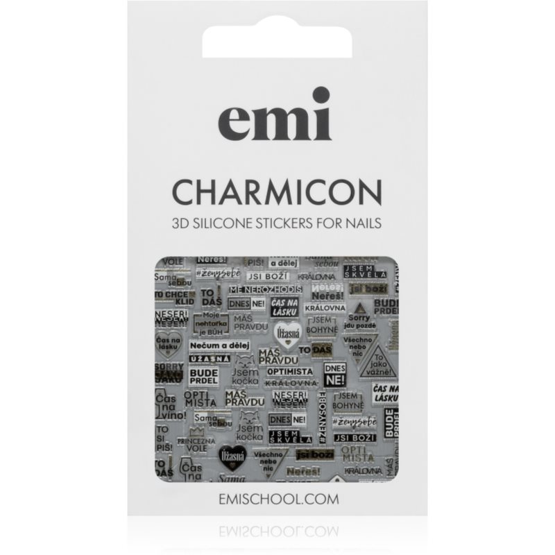 Emi Charmicon Czech 3 наклейки для нігтів 3D 1 кс