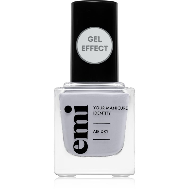 Emi E.MiLac Gel Effect Ultra Strong Gel-effect Nail Polish Without The Use Of A UV/LED Lamp Shade Light Drizzle #150 9 Ml