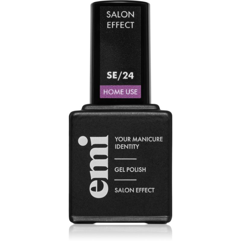 Emi E.Milac Salon Effect гелевий лак для нігтів з використанням УФ/ЛЕД лампи кілька відтінків #24 9 мл