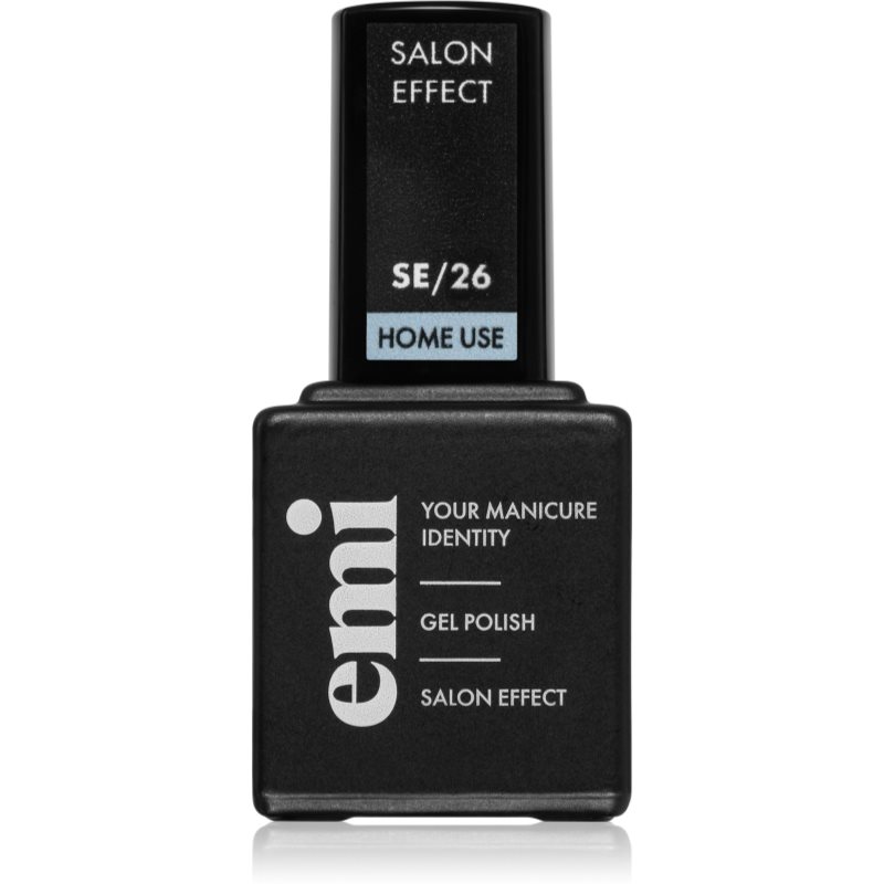 emi E.Milac Salon Effect gelinis nagų lakas, stingstantis UV / LED lempos šviesoje daugiau atspalvių #26 9 ml