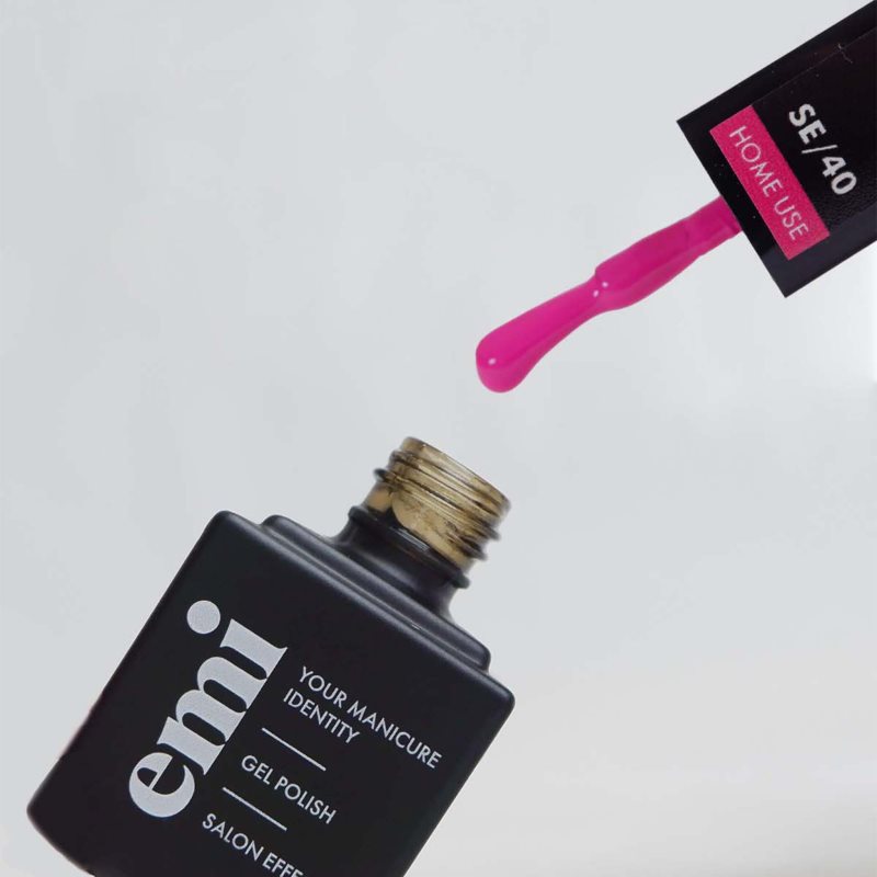 Emi E.Milac Salon Effect гелевий лак для нігтів з використанням УФ/ЛЕД лампи кілька відтінків #40 9 мл