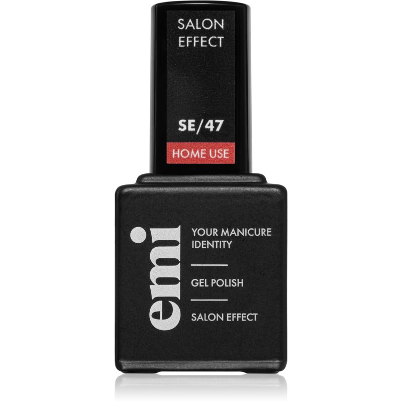 emi E.Milac Salon Effect gelinis nagų lakas, stingstantis UV / LED lempos šviesoje daugiau atspalvių #47 9 ml