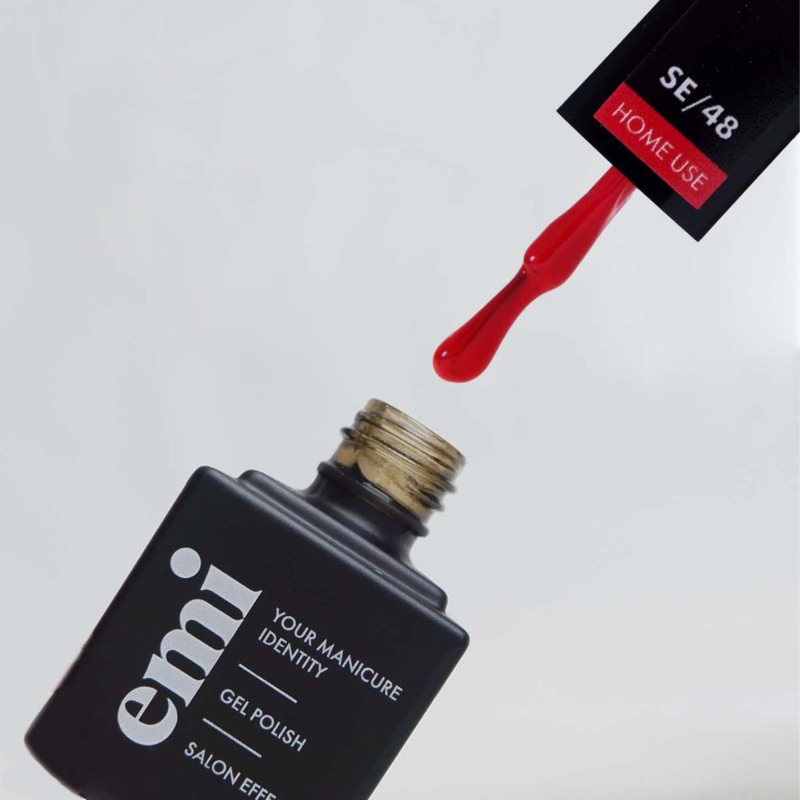 Emi E.Milac Salon Effect гелевий лак для нігтів з використанням УФ/ЛЕД лампи кілька відтінків #48 9 мл
