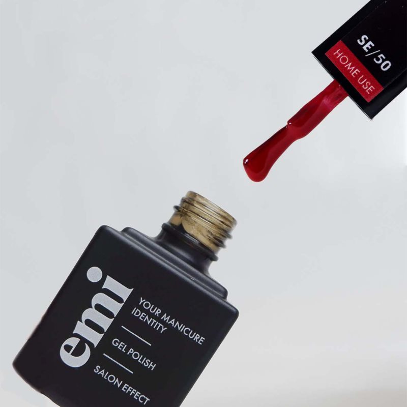 Emi E.Milac Salon Effect гелевий лак для нігтів з використанням УФ/ЛЕД лампи кілька відтінків #50 9 мл