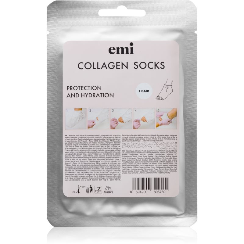emi Collagen Socks kolagénové ponožky 1 pár 1 ks
