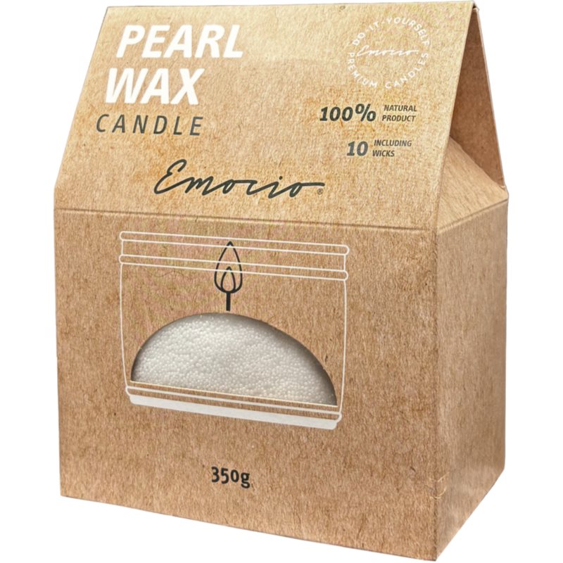 Emocio Pearl wax White svíčka 350 g