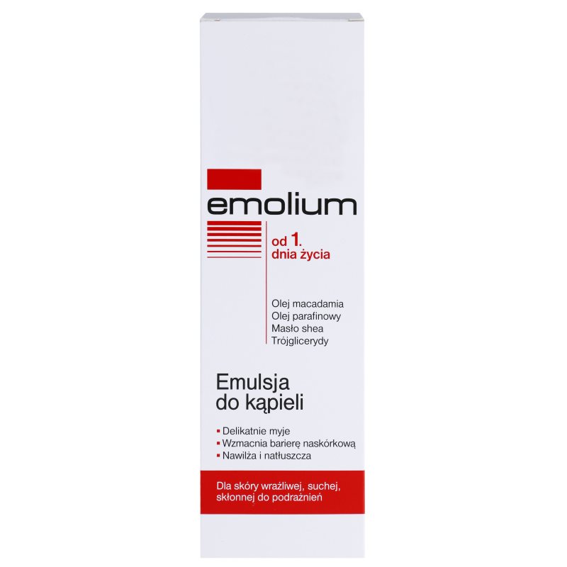 

Emolium Wash & Bath емульсія для ванни для сухої та чутливої шкіри
