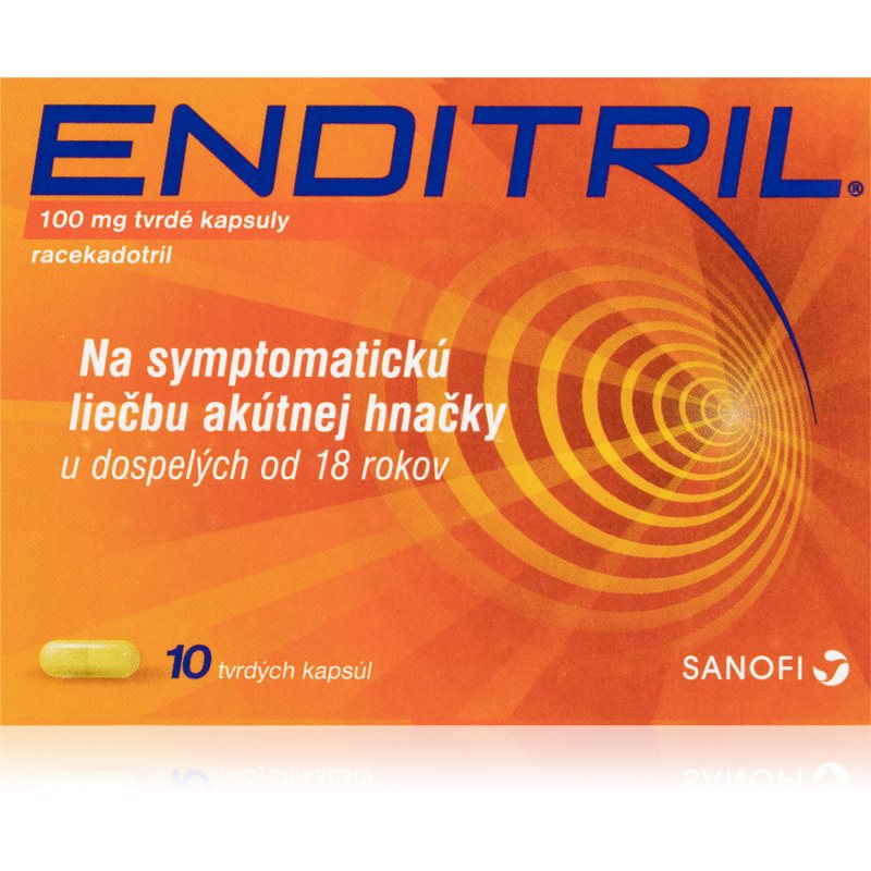 Enditril Enditril 100mg tvrdé tobolky na liečbu hnačky 10 cps kúpite na Notino.sk