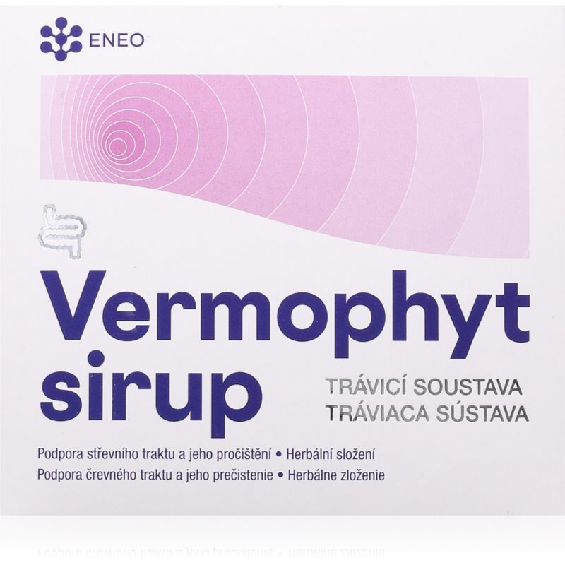 ENEO Vermophyt Sirup perorálna suspenzia na prečistenie črevného traktu a podporu jeho činnosti 60 ml