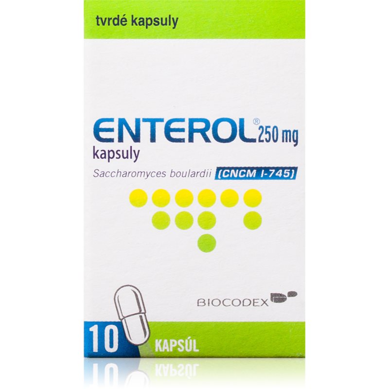 Enterol Enterol 250 mg kapsuly na liečbu hnačky 10 cps