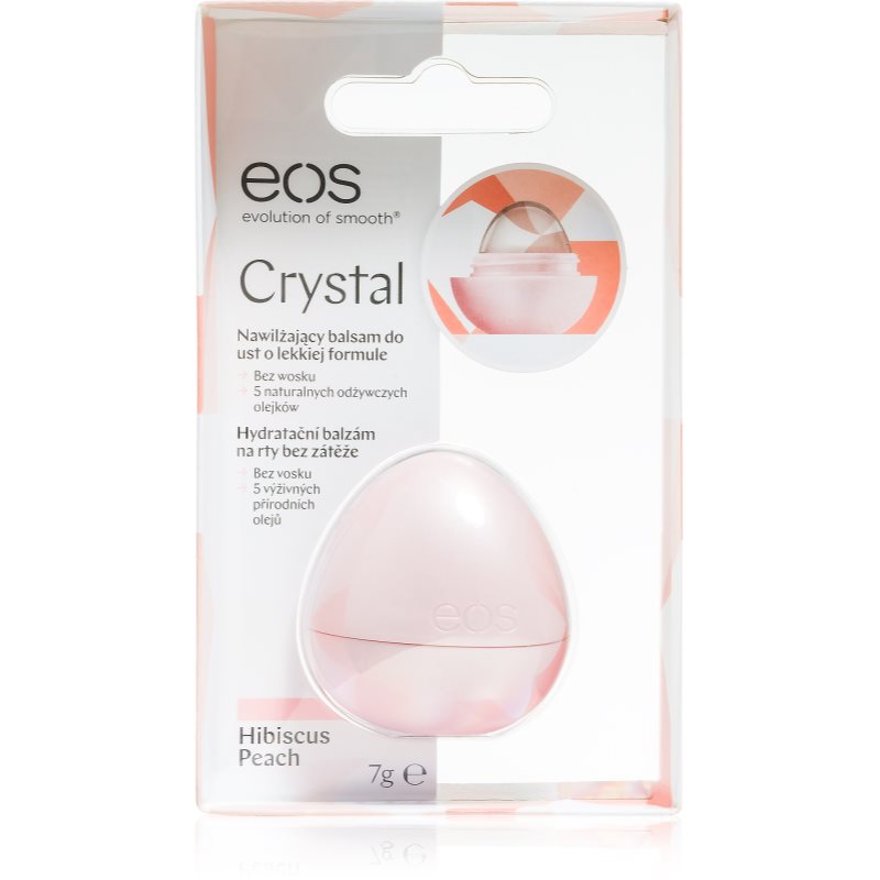 

EOS Crystal Hibiscus Peach зволожуючий бальзам для губ з ароматом Hibiscus Peach