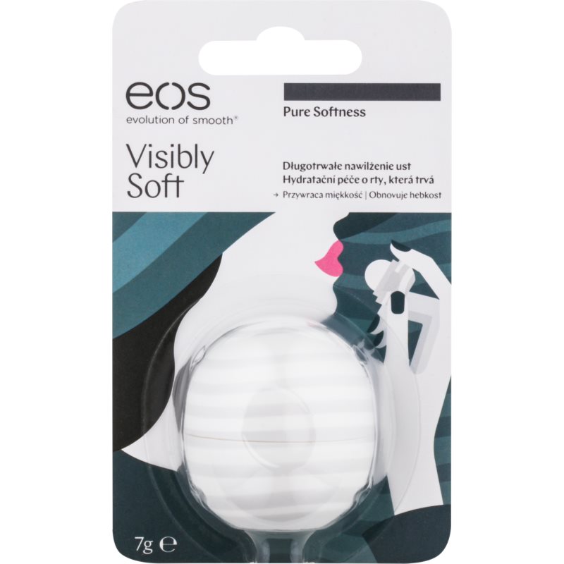 

EOS Visibly Soft Pure Softness зволожуючий бальзам для губ