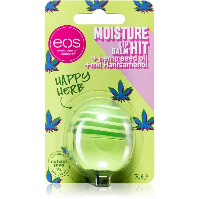 EOS Happy Herb drėkinamasis lūpų balzamas 7 g