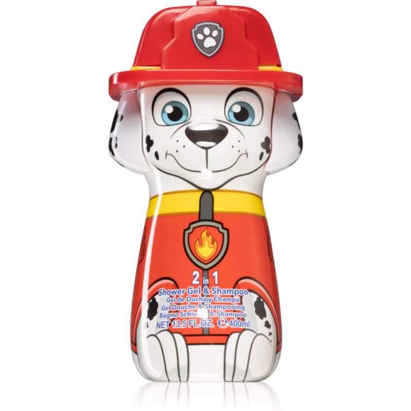 Nickelodeon Paw Patrol Marshall 2-in-1 shower gel and shampoo for children 400 ml
