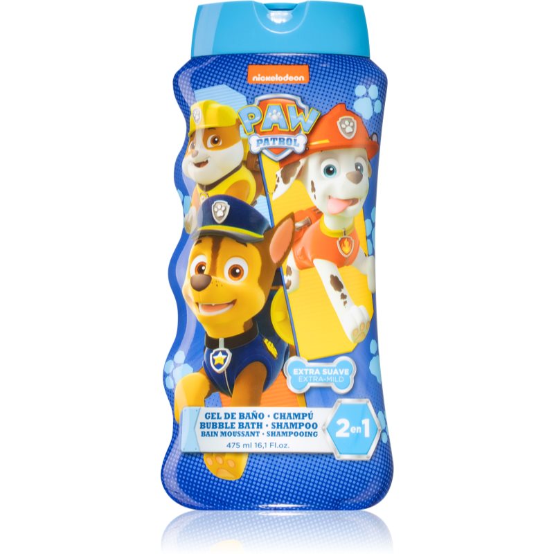 Nickelodeon Paw Patrol Bubble Bath and Shampoo Shower And Bath Gel for Kids 475 ml
