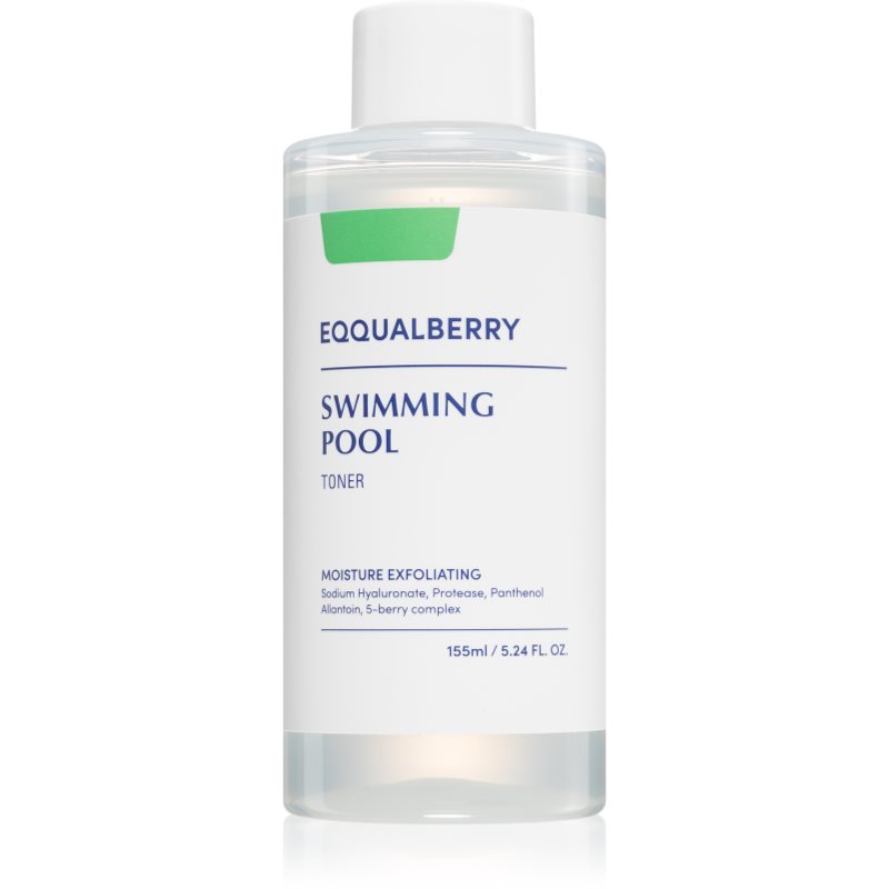EQQUALBERRY Swimming Pool Toner hydratačné tonikum s exfoliačným účinkom 155 ml