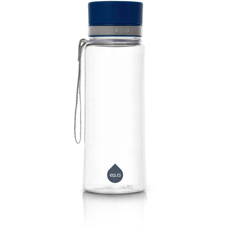 E-shop Equa Plain láhev na vodu barva Blue 600 ml