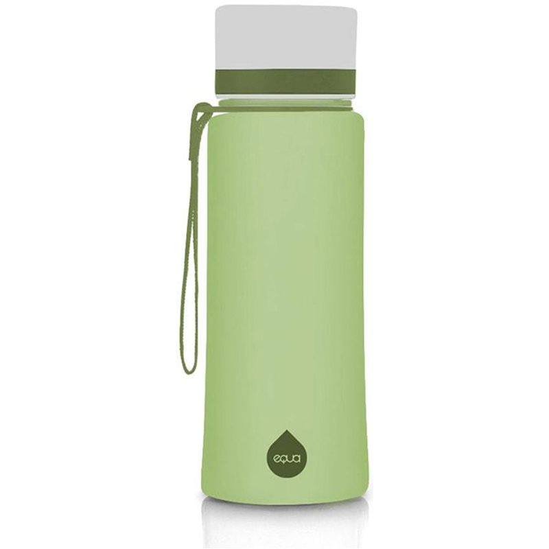 Equa Plain Water Bottle Colour Olive 600 Ml